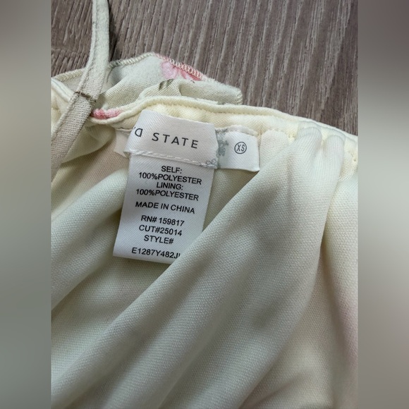 Altar’s State Floral Ruffle Hem Babydoll Skater Spring Dress - Picture 3 of 4